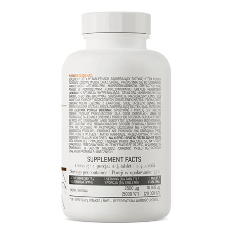 Vitamins Minerals Ostrovit Biotin Max Tabs Bodymaxxcy