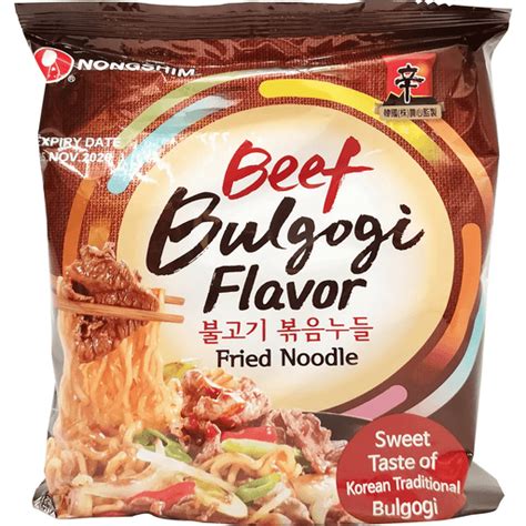 Nongshiim Beef Bulgogi Fried Noodle Kmonstar Mini Mart