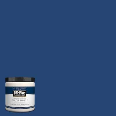 BEHR Premium Plus 8 Oz S H 580 Navy Blue Interior Exterior Paint