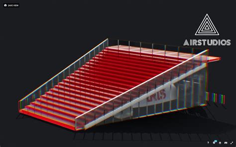 3d Model Times Square Stairs Vr Ar Low Poly Cgtrader