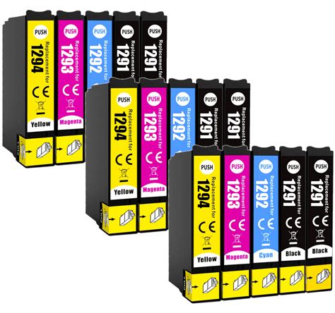 15x TUSZ XL DO DRUKARKI EPSON STYLUS BX305 SX230 SX235 SX425 SX435