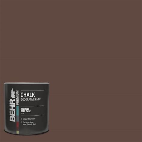 BEHR 1 Qt N150 7 Chocolate Therapy Interior Chalk Finish Paint 713004