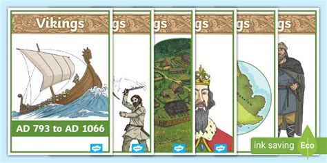 Viking Timeline Posters - Printable | KS2 History Timelines