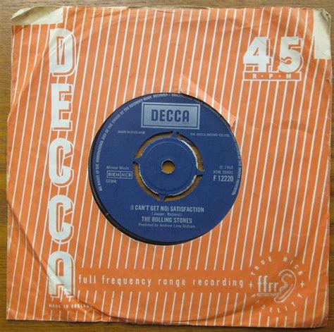 The Rolling Stones I Can T Get No Satisfaction Vinyl Single Uk