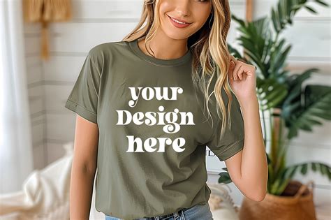 Comfort Colors Moss Mockup Graphic By MockupStore Creative Fabrica