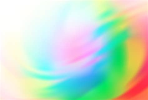 Light Multicolor Rainbow Vector Abstract Blurred Background