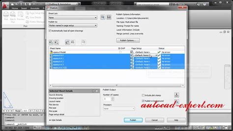 How To Use Command Batch Plot In Autocad Youtube