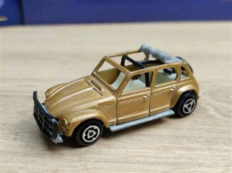 MAJORETTE CITROEN DYANE Rally Raid Couleur Bronze N237 1 60 Made In