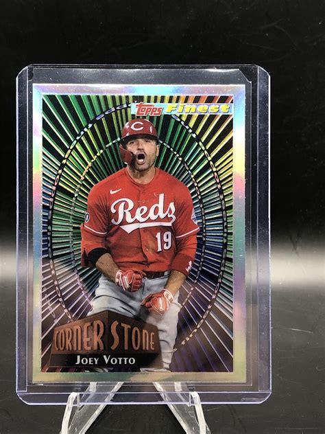 Topps Finest Topps Finest Cornerstones Fc Jv Joey Votto