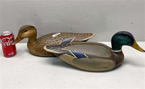 Pair Mallard Duck Decoys Dixon S Auction At Crumpton