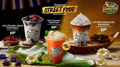 Café Amazon Vietnam ra mắt 3 món mới lấy cảm hứng từ ẩm thực đường phố Thái