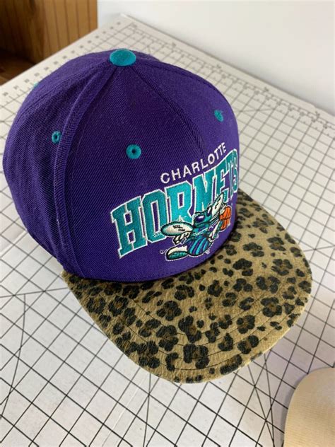 Vintage Charlotte Hornets NBA Basketball Snapback Hat Gem