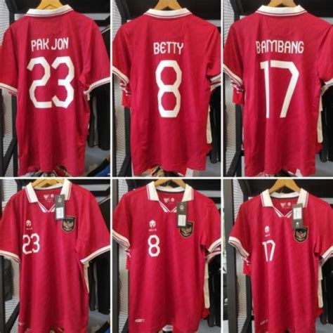 Jual Jersey Timnas Indonesia Home 2022 2023 Replica Version Xl