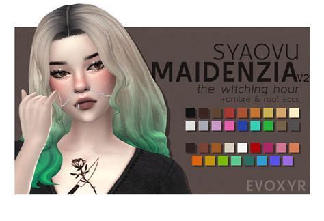 Princess V Evoxyr Maidenzia Hairs And Overlays By Syaovu