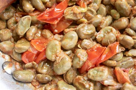 Fava Beans With Tomatoes Easy Italian Recipe Christina S Cucina