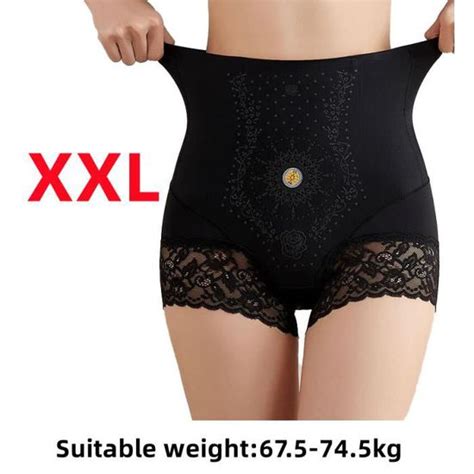 Femme Culotte Sculptante Corset Minceur Gainante Taille Haute Shapewear