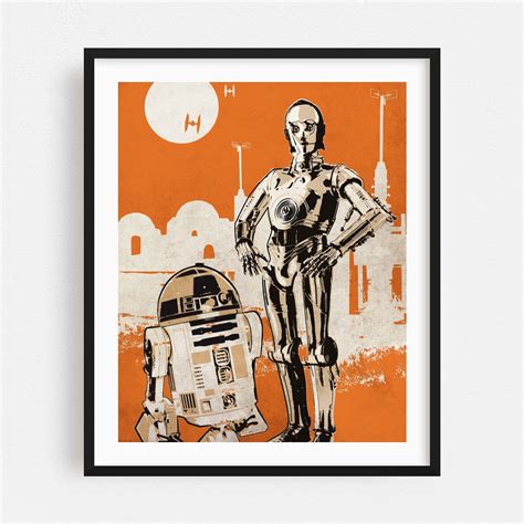 C3po And R2d2 Drawing