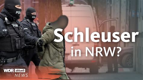 Razzia gegen mutmaßliche Schleuser in NRW Migranten über den