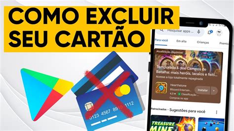 Como Excluir um cartão de Credito da Google Play Store YouTube