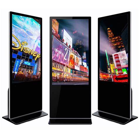 Indoor Floor Standing Horizontal Vertical Totem Kiosk Digital Wifi