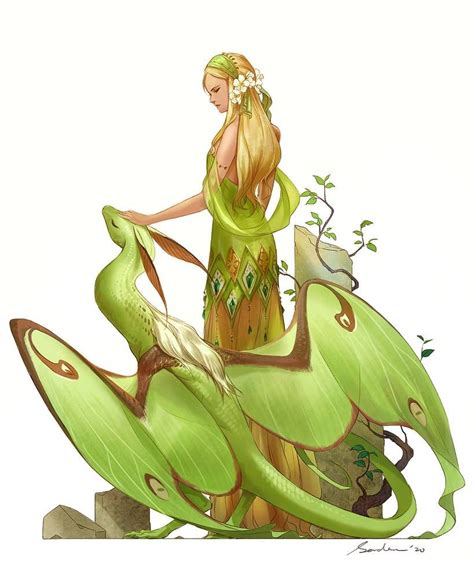 Luna Moth Dragon By Sandara On DeviantArt Fantasy Character Design