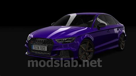 Download TGN AUdi Rs3 Sedan 2020 for Assetto Corsa