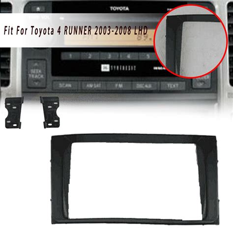 New Din Stereo Radio Fascia Plate Panel Frame For Toyota Runner