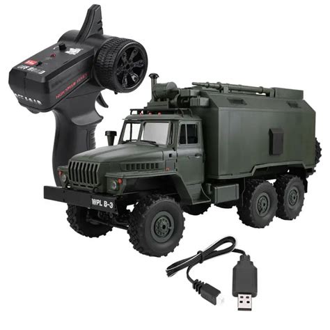 Wpl B Scale G Remote Control Military Truck Rc Wd Model Car