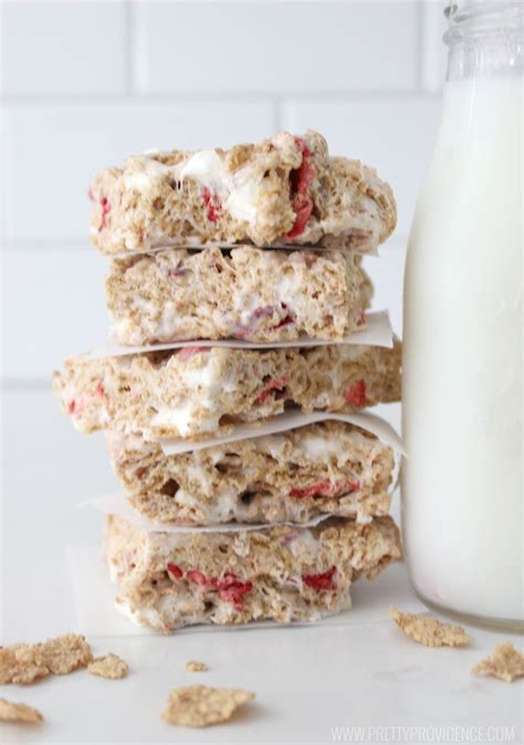 Strawberry Cereal Bars Recipe Cereal Bars Strawberry Cereal Bars