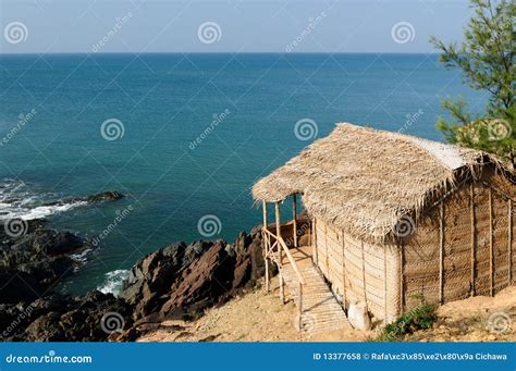 OM Beach stock photo. Image of bamboo, peaceful, lonely - 13377658