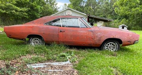 Rare Slant Six 1969 Dodge Charger Barn Finds