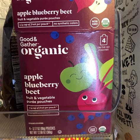 Good Gather Apple Blueberry Beet Pur E Pouches Reviews Abillion