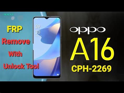 Oppo A Cph Frp Remove With Unlock Tool Youtube