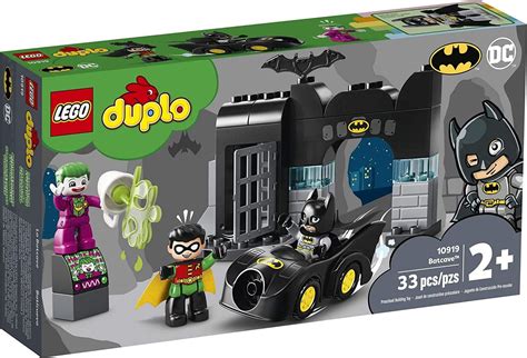 Lego DUPLO Batman Batcave 10919 Action Figure Toy for Toddlers; with ...