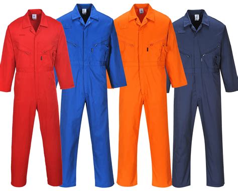 C813 Unisex Mechanic Coveralls 10 Pockets Portwest Iwantworkwear