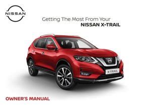 Nissan X Trail Owner S Manual In Pdf