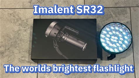 Imalent SR32 Flashlight Review Worlds Brightest Flashlight Drone