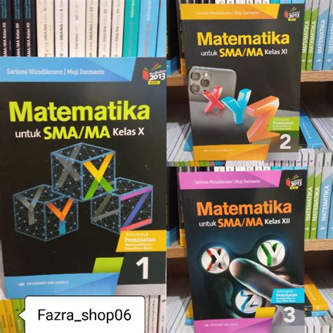 Jual Matematika Xyz Peminatan Sartono Sma Ma Kelas