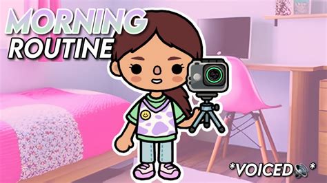 Social Media Influencer Morning Routine 📷☀️ Voiced🔊 Toca Life World Roleplay Youtube