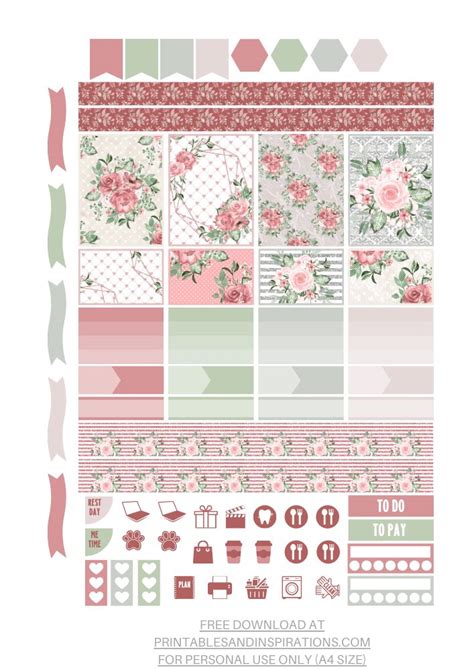 2022 List Of Planner Stickers Free Printable Printables And