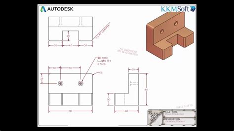 Mastercam X5 3d Cad Practice 02 Latihan 3d Cad 02 Youtube