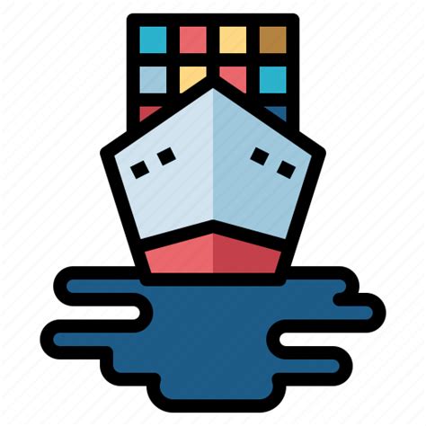 Boat Sea Ship Shipping Transport Icon