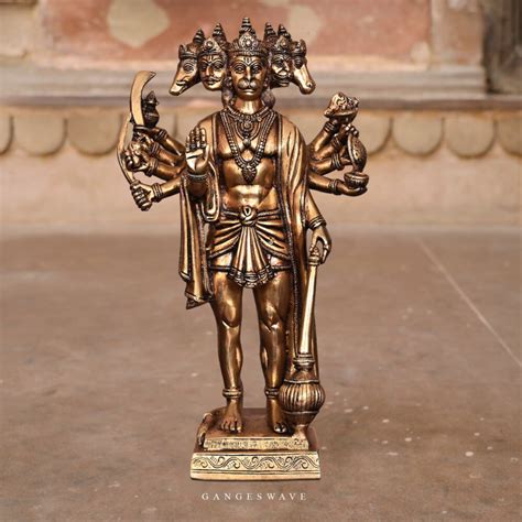 Panchmukhi Hanuman Brass Statue Buy Exclusive Brass Statues