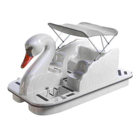 Swan Paddle Wheeller Pedal Boat D Model For Corona Vray