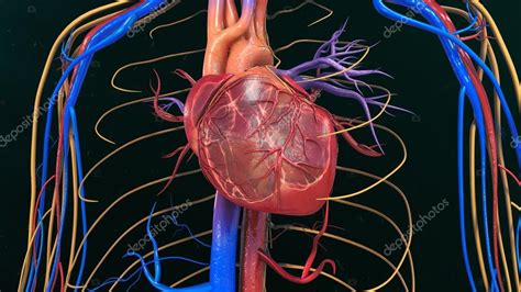 Human Heart Anatomy Stock Photo By ©sciencepics 118970364