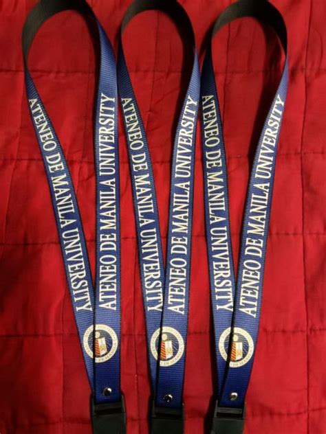 Ateneo De Manila Id Lace Lanyard Id Sling Lazada Ph