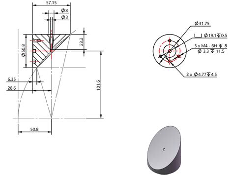 Off Axis Parabolic Mirrors OAP 2402 Au