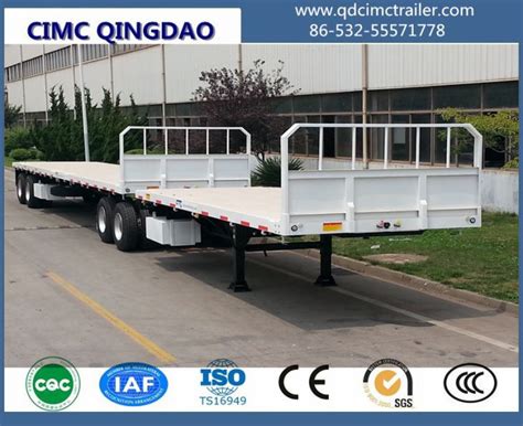 China Superlink B Double Flatbed Trailer Manufacturers Suppliers