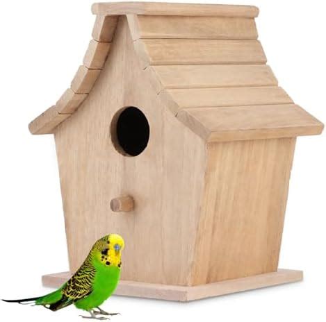 HERCHR Nichoir Oiseaux Exterieur Nichoir Oiseaux En Bois Cabane