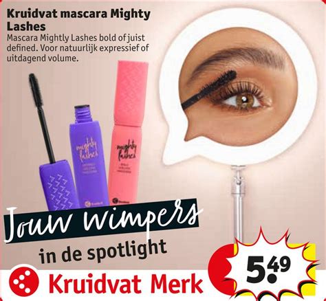 Kruidvat Mascara Mighty Lashes Aanbieding Bij Kruidvat